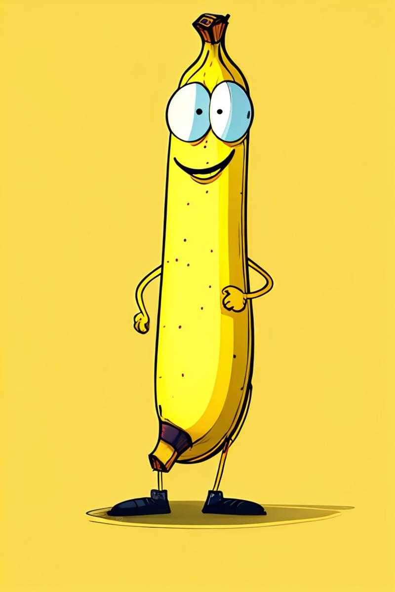 404594-3827749394-master piece,high quality,a banana,cartoon Character,illustration,_lora_【卡通IP】食物夸张拟人 插画&3D风格_v1.0_1_,.png